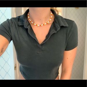 Vintage black baby polo